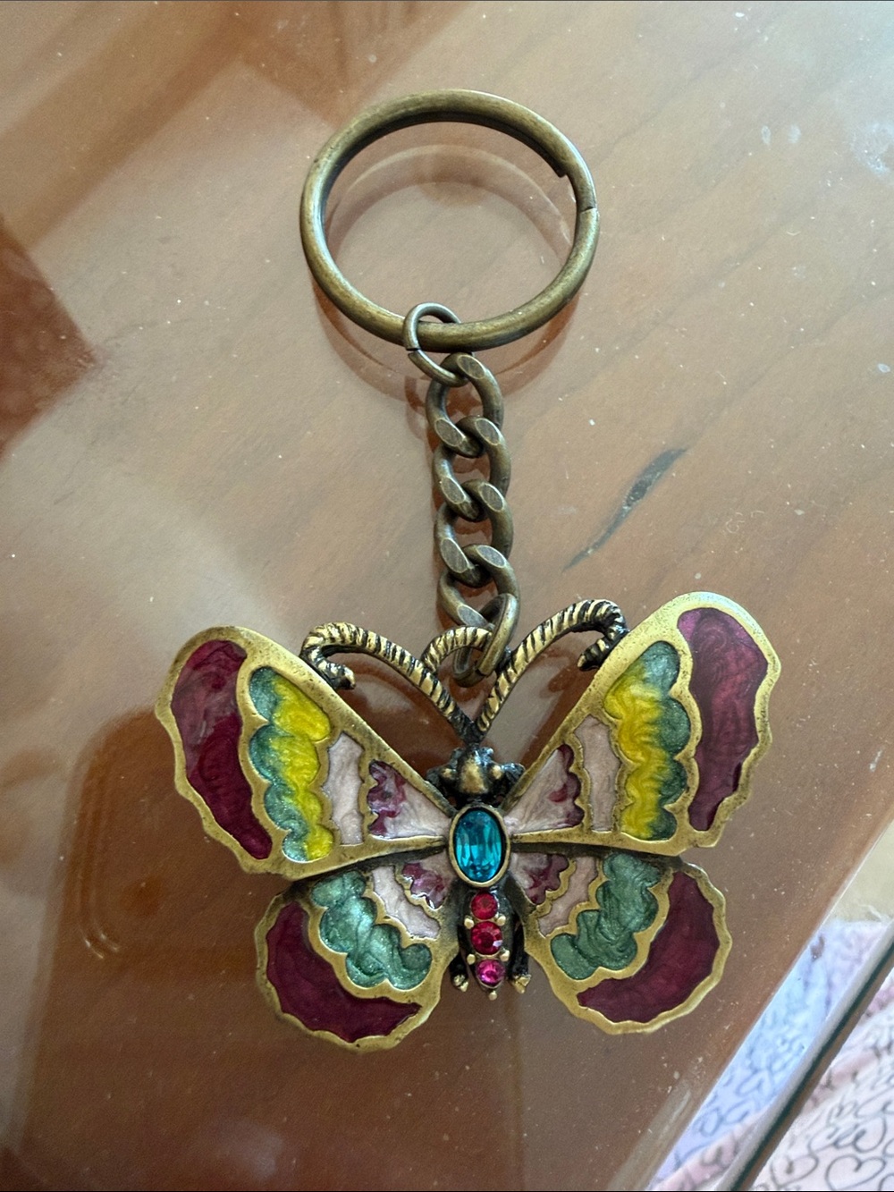 Jay Strongwater AlyssaVintage-Inspired Butterfly Keychain -